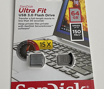 SanDisk Ultra Fit USB 3.0 Flash Drive 64GB/128GB 150MB/s