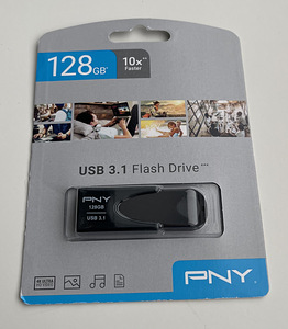 PNY USB 3.1 Flash Drive 128GB Black/Silver