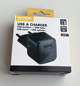 Biltema USB charger, Type A, 2.4 A