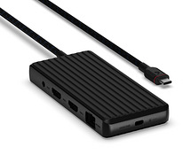 Unisynk 9 Port Dual Display USB-C Hub , Black