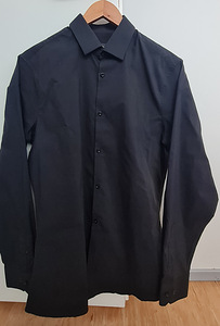 Новая черная мужская рубашка Monton