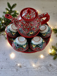 Чайные сервизы: узбекская керамика