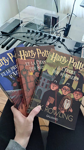 Книги о Гарри Поттере на французском 1,2,3 части