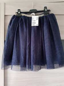 UUS!H&M темно-синяя юбка из тюля