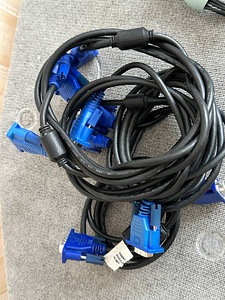Кабель ATcom VGA 2 феррита, черно-синий