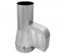 Дымоходный вытяжной вентилятор GCK 150мм для металлического