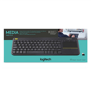 Logitech K400 juhtmevaba klaviatuur integreeritud puuteplaad