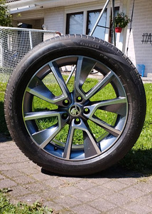 Škoda Karoq rattad koos valuvelgede ja suverehvidega (1 foto / 10)