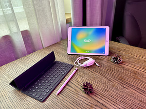 iPad Pro 9,7 (WiFi), Smart Keyboard Lat/Rus, Apple Pencil (1 foto / 4)