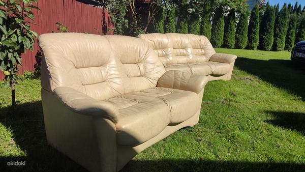 Продам кожаный диван 2+3. (фото #5)