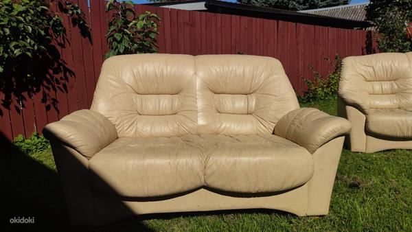 Продам кожаный диван 2+3. (фото #6)