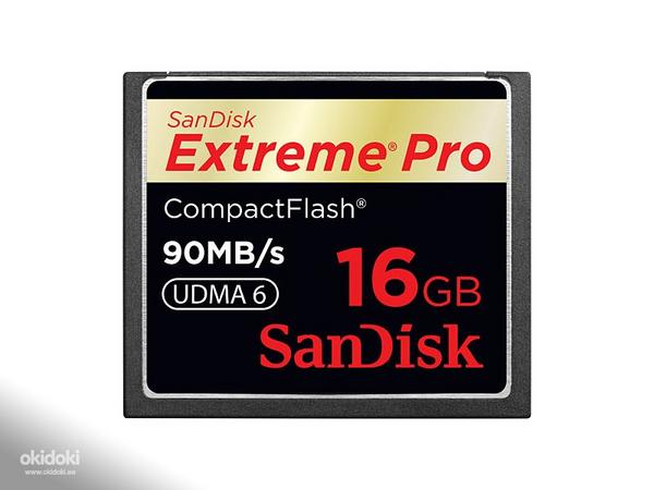 SanDisk 16GB Extreme PRO Compact Flash CF Card 600X (foto #2)