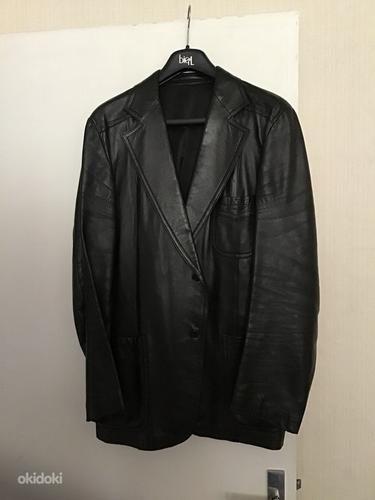 Мужской кожаный пиджак (фото #1)