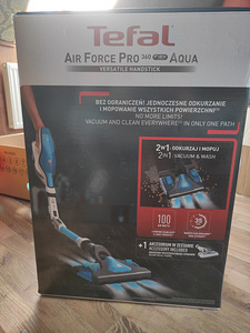 Juhtmevaba tolmuimeja Tefal Air Force 360 ​​Flex Aqua. (1 foto / 6)