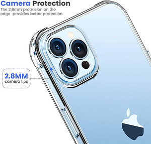 iPhone 13 Pro Max läbipaistev silikoon kaitseümbris (7 foto / 8)