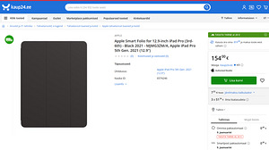 Apple iPad Pro 12.9" Smart Folio 2018/20/21/22