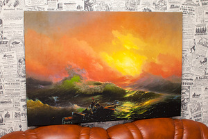 9 laine. Reproduktsioon. Suurus 80x60 cm. (8 foto / 9)