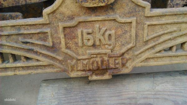 Весы старинные M.MÖLLER 15 kg (фото #2)