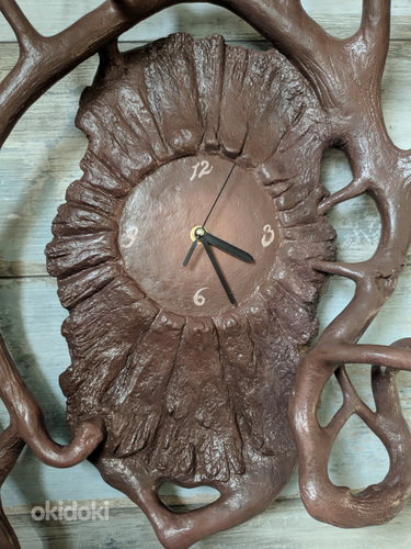Декоративные настенные часы деревянные (фото #6)