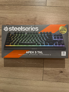 Uus mänguklaviatuur steelseries apex 3 TKL