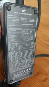 Elektriauto laadija 11kw Type2, Äpp, Wifi, 5.5m kaabel, kott (6 foto / 9)