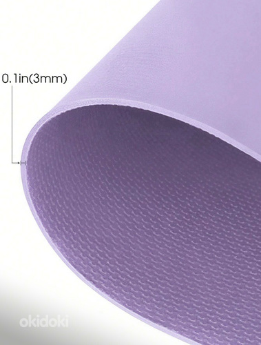 Фиолетовый мат для йоги|Purple Yoga Mat (фото #3)
