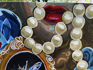 "Minu кuningannale", akrüülmaalimine, 80x100, One-of-a-Kind (4 foto / 6)