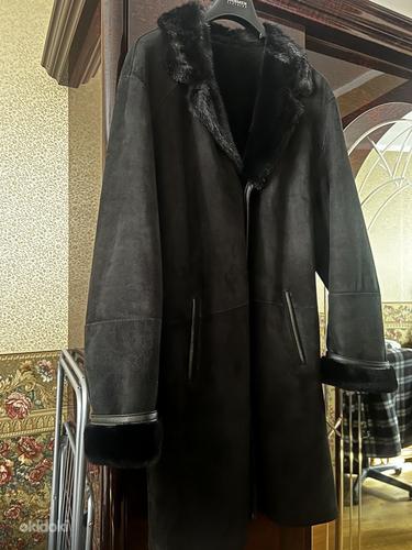 Seemisnahast lambanahast mantel naaritsa kraega (foto #1)