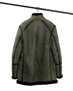 Naturaalne kahepoolne lambanahast mantel BELSTAFF (50, 52) Itaalia (9 foto / 9)