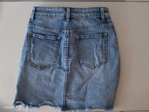 Женская джинсовая юбка (фото #1)