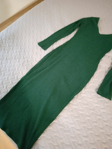Müün kleidi smaragdvärvi, midi..sooniline, väga ilus