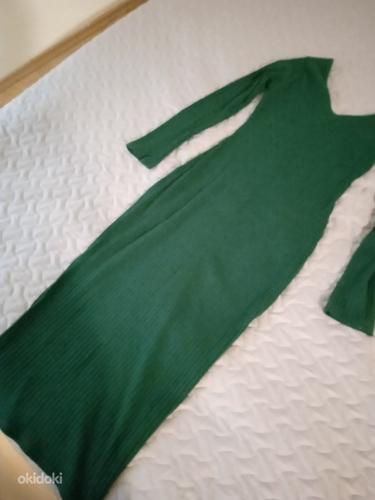 Müün kleidi smaragdvärvi, midi..sooniline, väga ilus (foto #1)