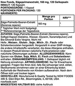 Now NF Saw Palmetto Extract 160 mg (1 foto / 2)