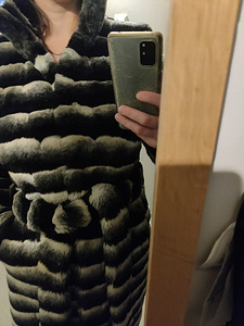 Šinšillanahkne kasukas, luksuslik, pehme, väga soe (8 foto / 9)