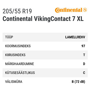 Continental Viking Contact 7 XL