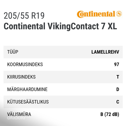 Continental Viking Contact 7 XL