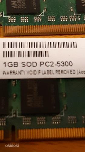 2х1GB SO-DIMM РС2 5300 (фото #1)