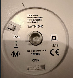 Tece termostaat 230v valge 10 tk (3 foto / 3)