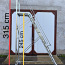 Redel platvormiga ratastel 2 astet Лестница на колесах (фото #2)