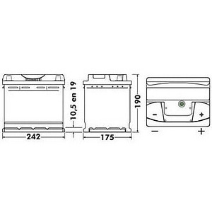 Aku Exide EA640 (640Ah) (2 foto / 2)