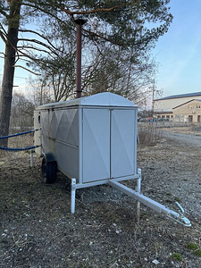 Treileril mobiilne keskküttekatel/elektri generaator ELU AB (1 foto / 10)
