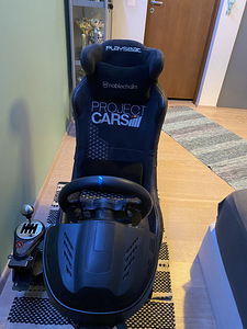 Playseat Project Cars + Thrustmaster T300rs + TH8A käigukast