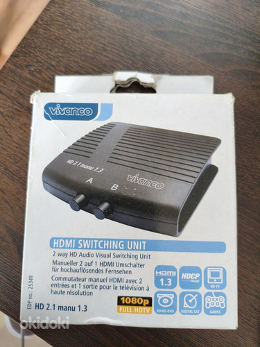 Vivanco HDMI lüliti 2-port (25349) / HDMI переключатель