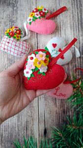 Valentine, käsitsi valmistatud süda (3 foto / 9)