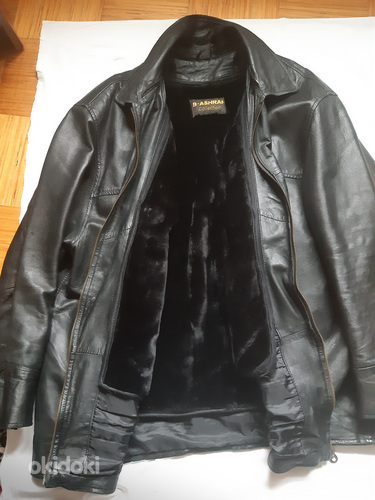 Кожанная куртка,тёплая XL (фото #6)