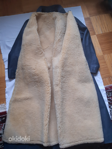 Кожанное пальто ,натуральная кожа L (фото #2)