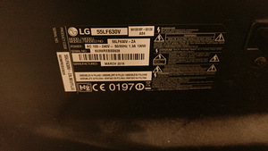Televiisor LG 55, TV varuosadeks (3 foto / 3)