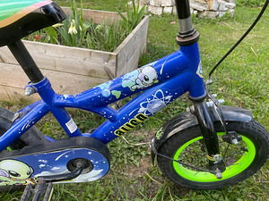 LASTE JALGRATAS ALIEN 12'' + abirattad (2 foto / 2)