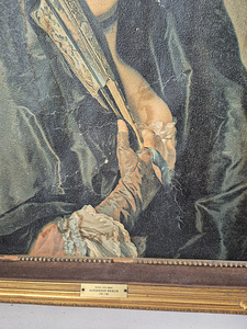 Maal "The Lady with the veil" 1718 1783 (3 foto / 4)