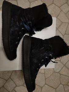 Laste talvesaapad seemisnahast Geox suurus 36 (24cm) (6 foto / 6)